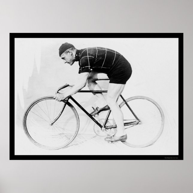 Bicycle Racer, Norman Anderson 1914 Poster (Front)