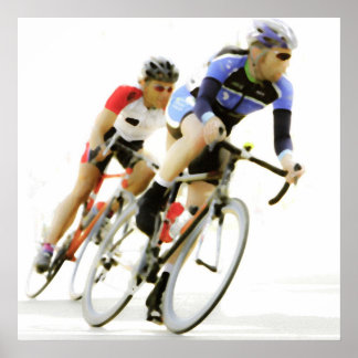 Bicycle Racers -Colour -4 Poster
