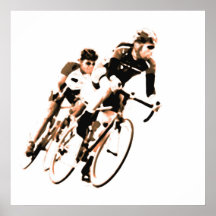 Bicycle Racers -Shadow Sepia Tones -2