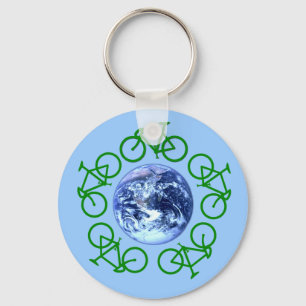 Bicycle Recycle Products Key Ring