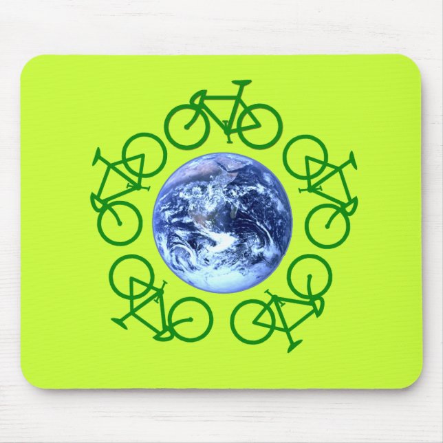 Bicycle Recycle Products Mouse Mat (Front)
