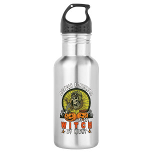Bicycle Repairers Witch Skull Wrench Pumpkins Hall 532 Ml Water Bottle