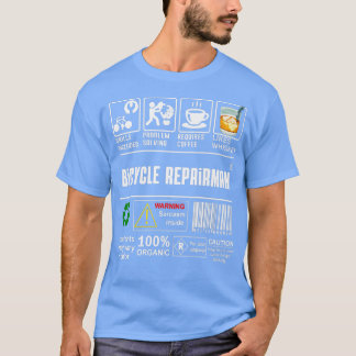 Bicycle Repairman Skills Included Bike Lovers Coff T-Shirt