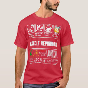 Bicycle Repairman Skills Included Bike Lovers Coff T-Shirt