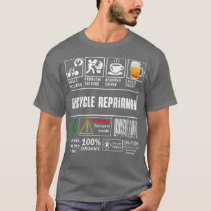 Bicycle Repairman Skills Included Bike Lovers Coff T-Shirt