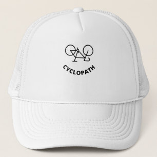 Bicycle Ride Cyclopath Cyclists Laugh Trucker Hat
