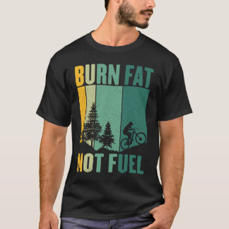 Bicycle Ride Environmental Protection Fuel Saving T-Shirt