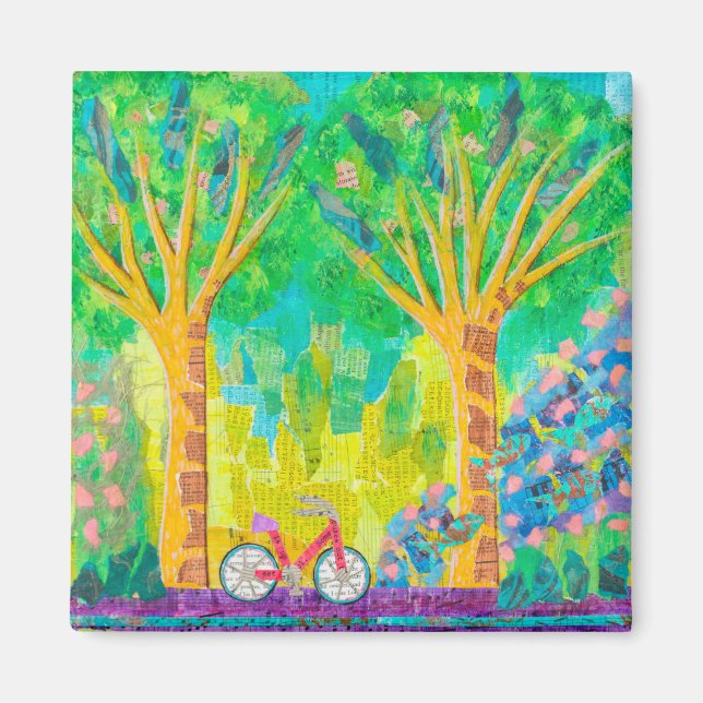 Bicycle Ride in the Park Magnet (Front)