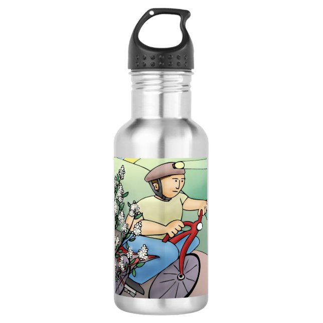 Bicycle Rider 710 Ml Water Bottle (Front)