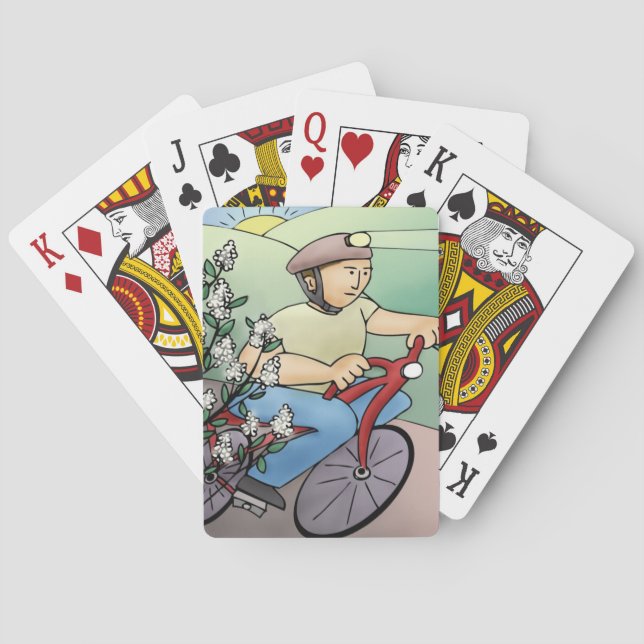 Bicycle Rider Playing Cards (Back)