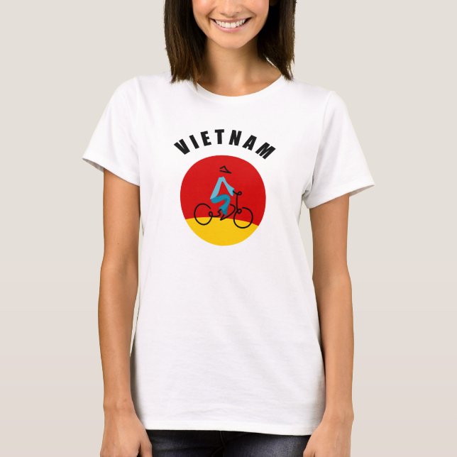 Bicycle rider VIETNAM shirt (Front)