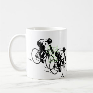 Bicycle Riding Race Art Coffee Mug