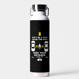 Bicycle Road Safety Awareness Water Bottle