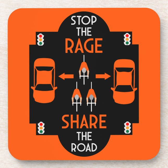 Bicycle Road Safety Coaster (Front)
