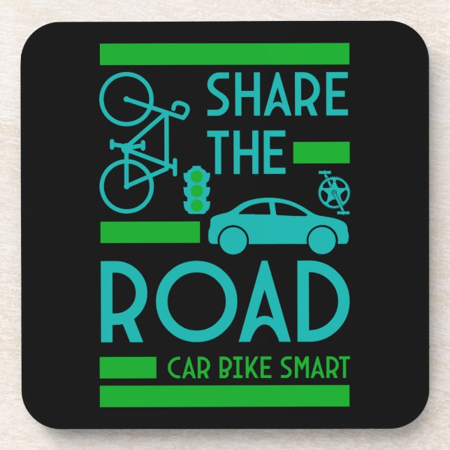 Bicycle Road Safety Coaster (Front)