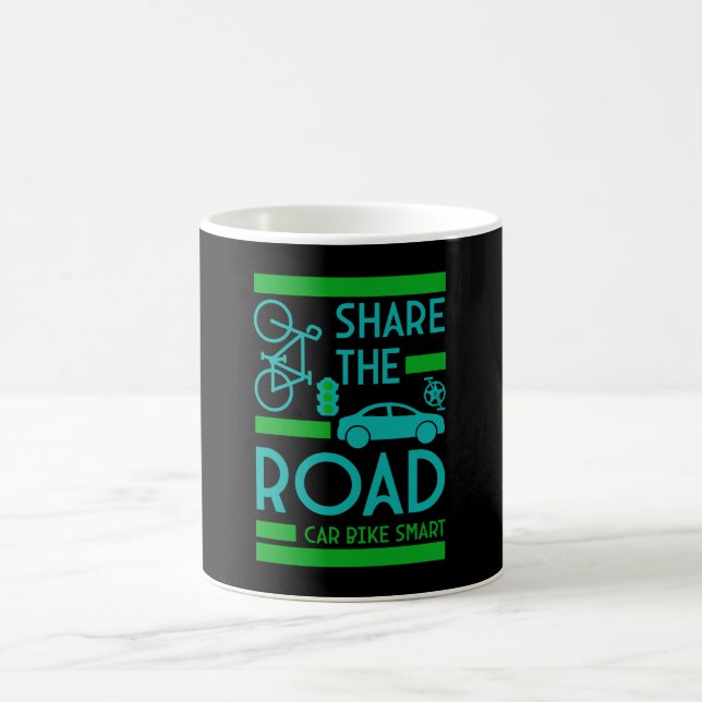 Bicycle Road Safety Coffee Mug (Center)