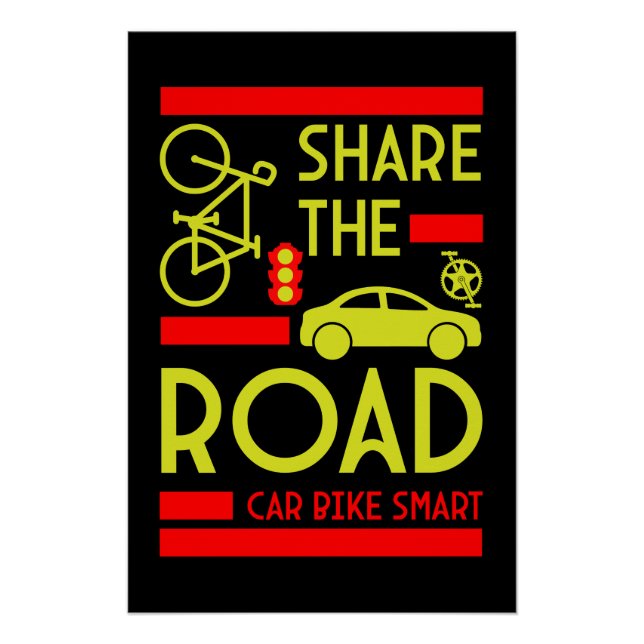 Bicycle Road Safety Poster (Front)