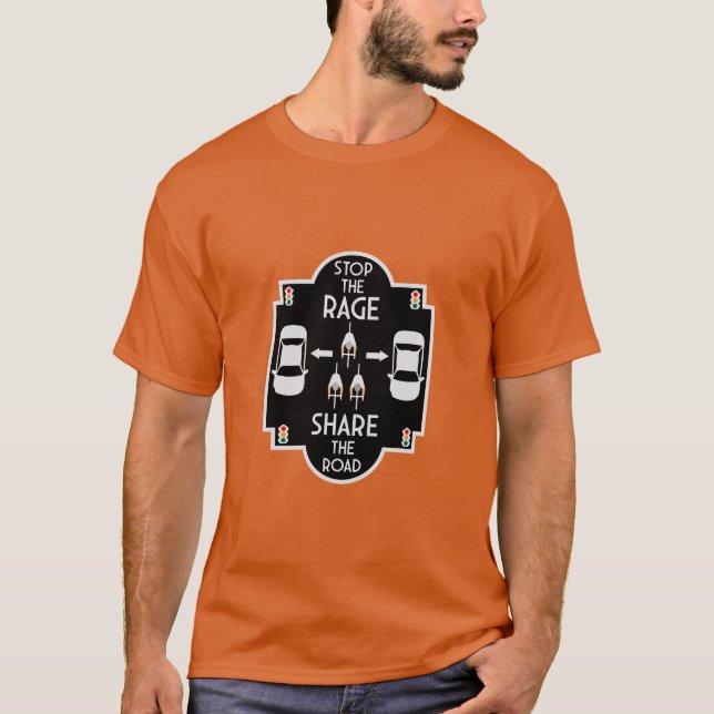 Bicycle Road Safety T-Shirt (Front)