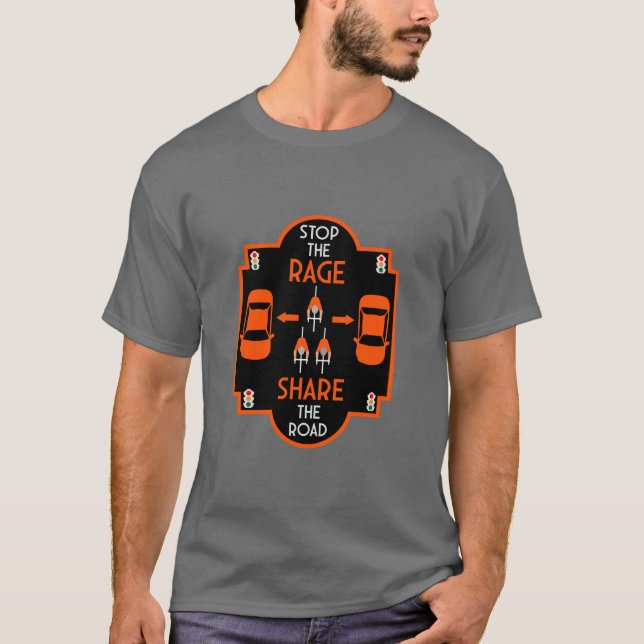 Bicycle Road Safety T-Shirt (Front)