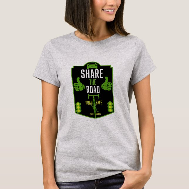 Bicycle Road Safety T-Shirt (Front)