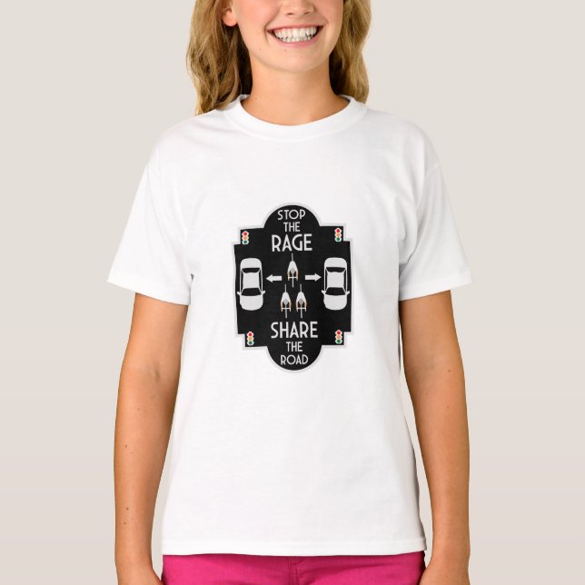 Bicycle Road Safety T-Shirt (Front)