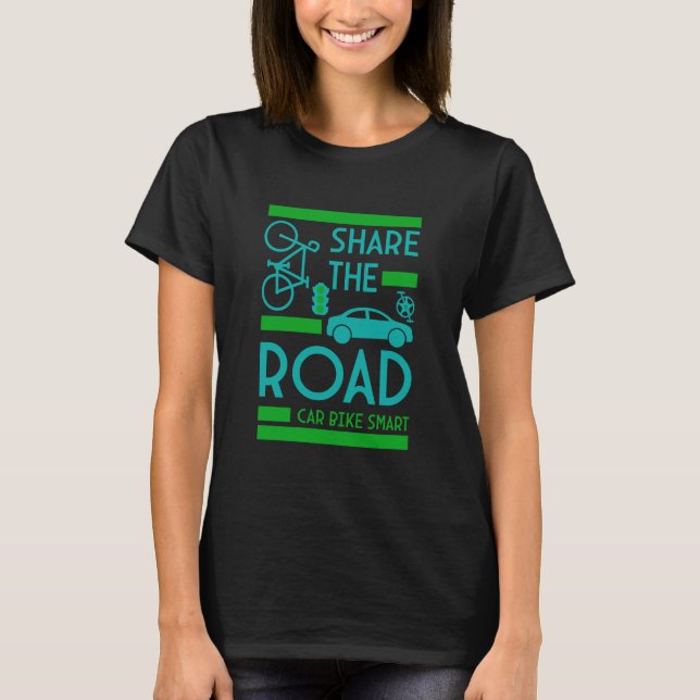 Bicycle Road Safety T-Shirt (Front)