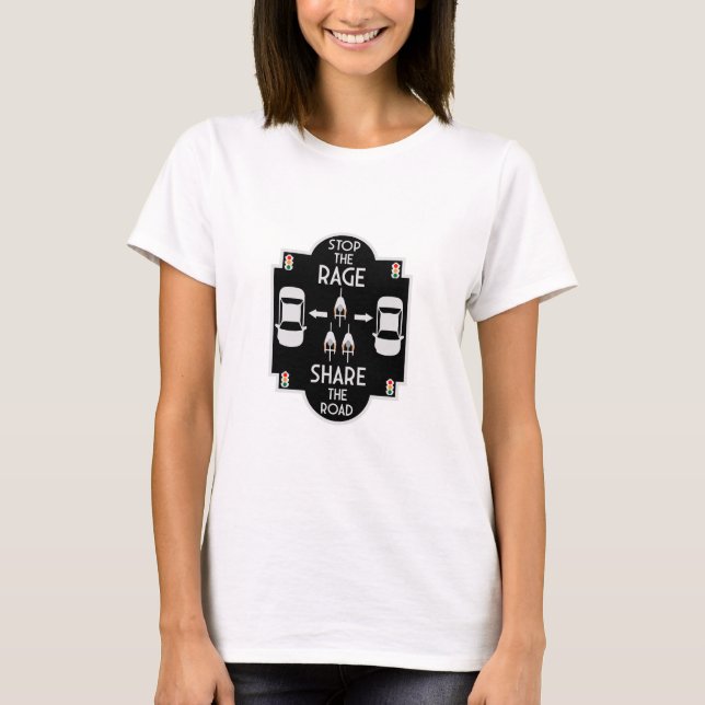 Bicycle Road Safety T-Shirt (Front)