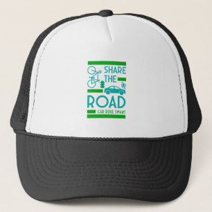 Bicycle Road Safety Trucker Hat