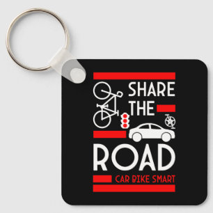 Bicycle Road Safety Week Key Ring