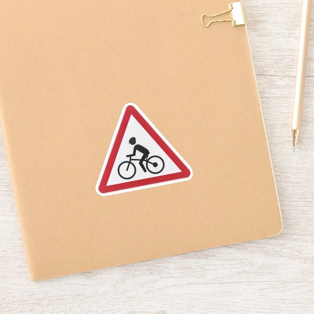 Bicycle road sign (Notebook)