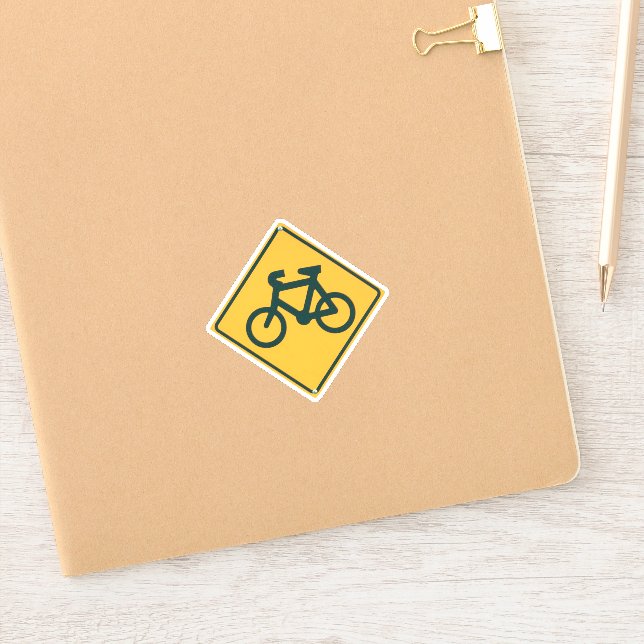Bicycle road sign (Notebook)