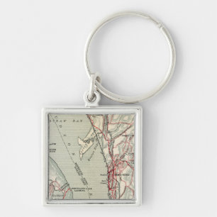 Bicycle Roads in New York and Conneticut 10 Key Ring