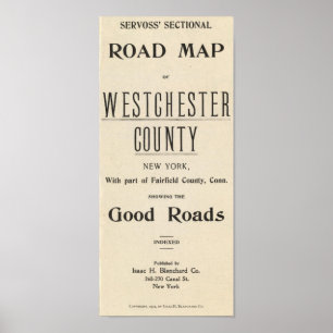 Bicycle Roads in New York and Conneticut 13 Poster