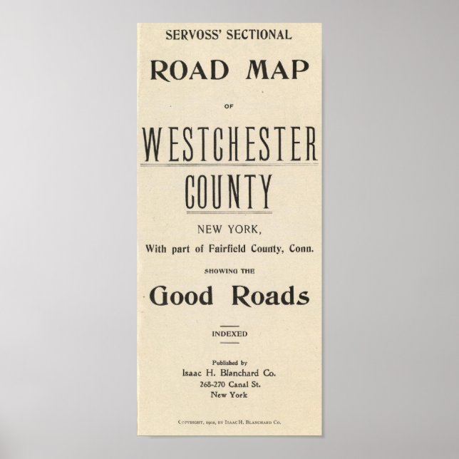 Bicycle Roads in New York and Conneticut 13 Poster (Front)
