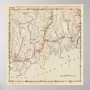 Bicycle Roads in New York and Conneticut 2 Poster