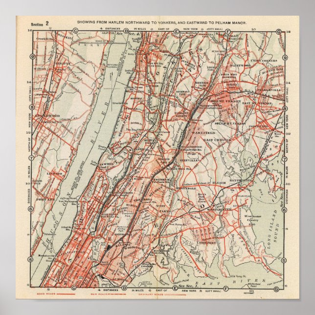 Bicycle Roads in New York and Conneticut 3 Poster (Front)