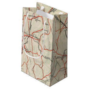 Bicycle Roads in New York and Conneticut 4 Small Gift Bag