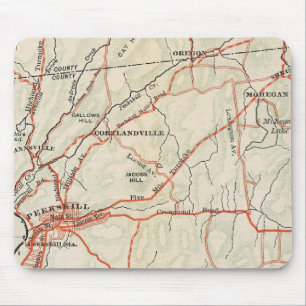 Bicycle Roads in New York and Conneticut 5 Mouse Mat