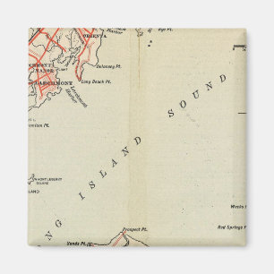 Bicycle Roads in New York and Conneticut Magnet