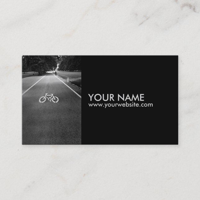 Bicycle Sign Business cards 1 (Front)