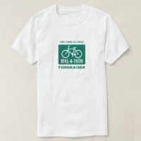 Bicycle Sign, Charity Bike-a-Thon Event