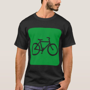 Bicycle Sign - Grass Green T-Shirt