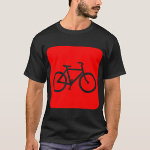 Bicycle Sign - Red T-Shirt
