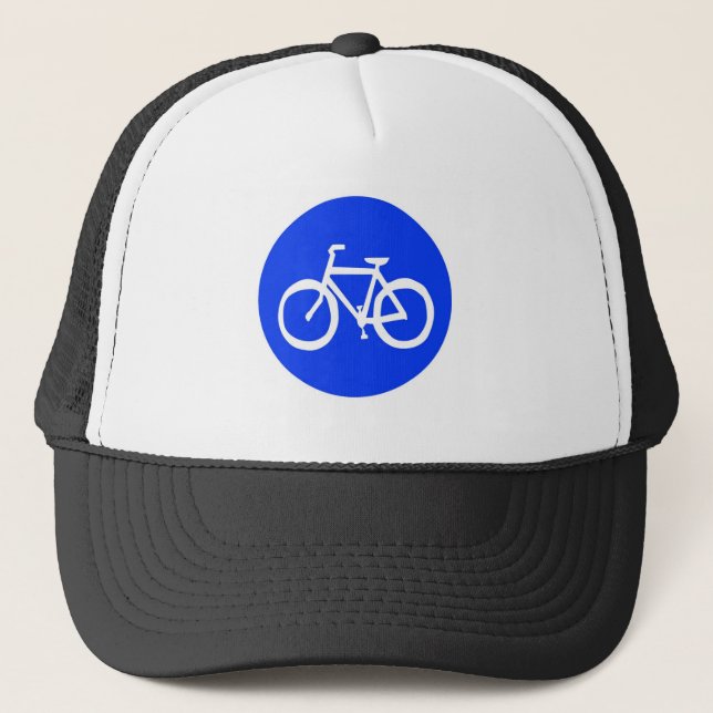 Bicycle Sign Trucker Hat (Front)