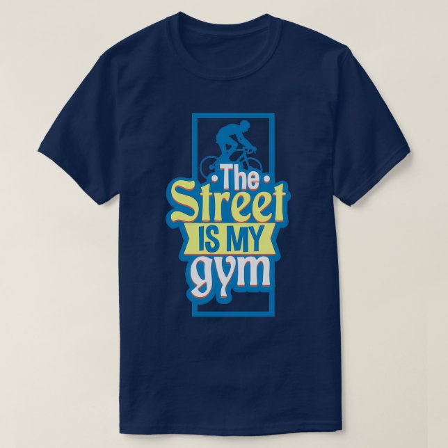 Bicycle Sport Fitness T-Shirt (Design Front)