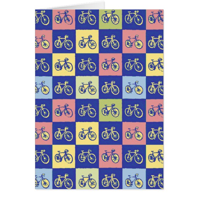 bicycle squared pattern (Front)