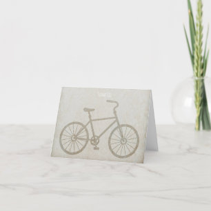 Bicycle Thank You Card