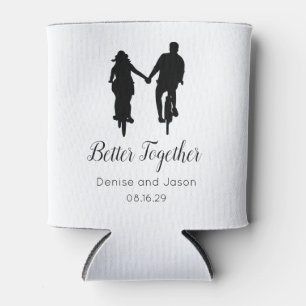 Bicycle Themed Better Together Can Cooler Favours