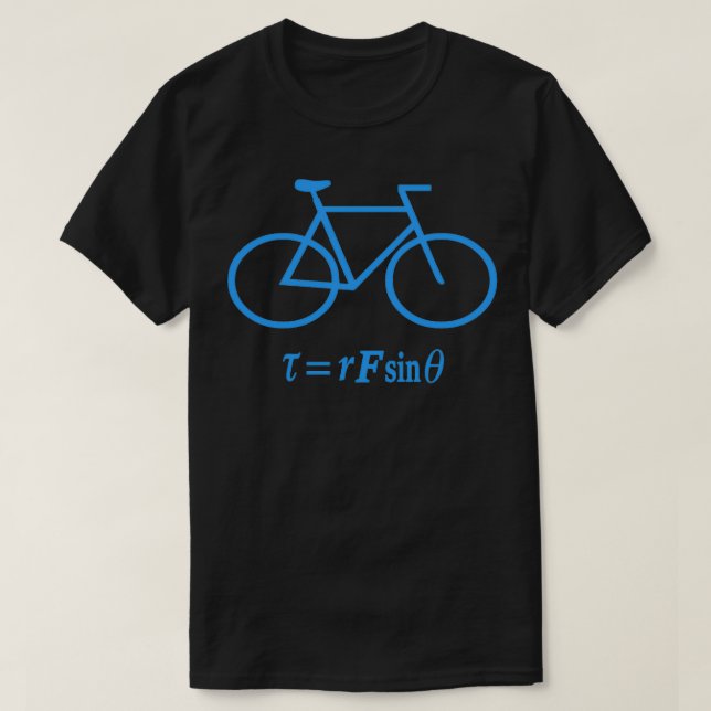 Bicycle torque mathematical formula 3 T-Shirt (Design Front)