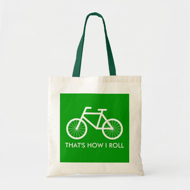 Bicycle tote bag for bike riding enthusiasts (Front)